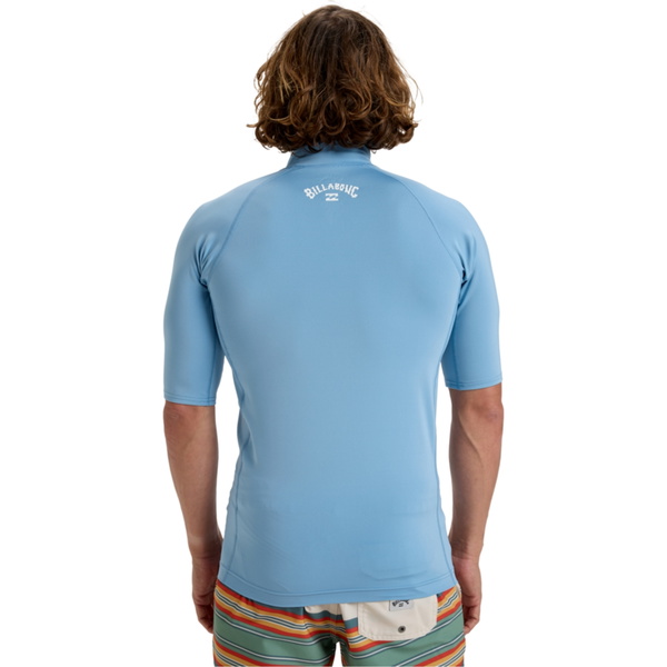 2026 Billabong Mens Waves All Day Kortærmet Lycravest EBYWR00101 - Sky Blue